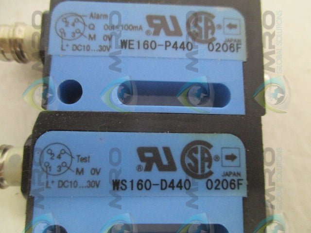 SICK WS/WE160-P440 PHOTOELECTRIC THRU-BEAM SENSOR *NEW IN BOX*
