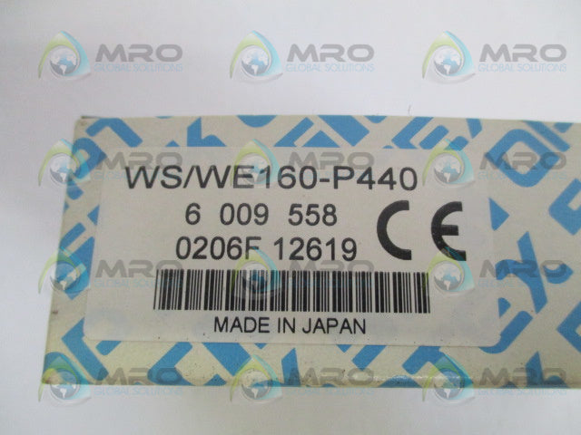 SICK WS/WE160-P440 PHOTOELECTRIC THRU-BEAM SENSOR *NEW IN BOX*