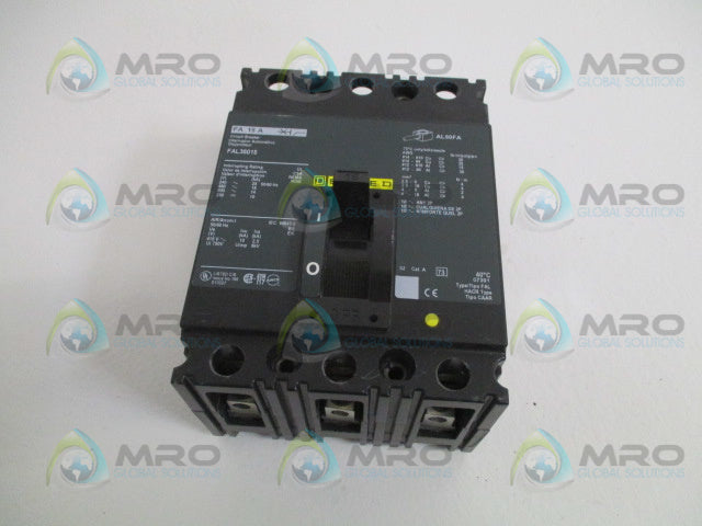 SQUARE D FAL36015 CIRCUIT BREAKER 15A (GREEN) *NEW NO BOX*