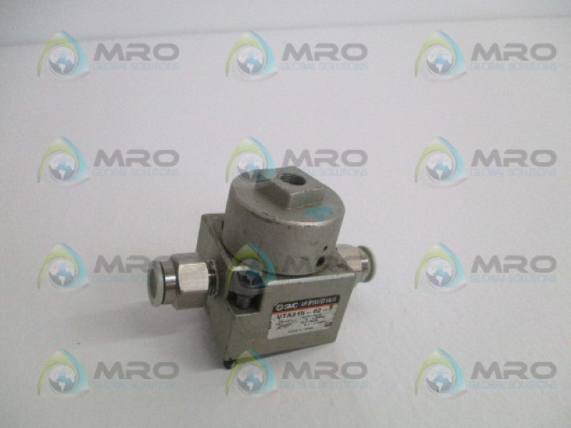 SMC VTA315-02-F AIR OPERATED VALVE *USED*