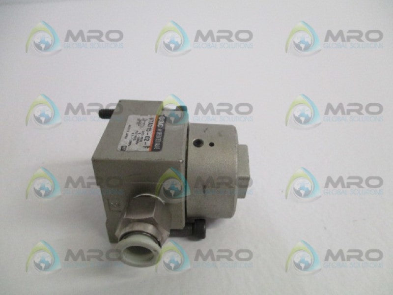 SMC VTA315-02-F AIR OPERATED VALVE *USED*