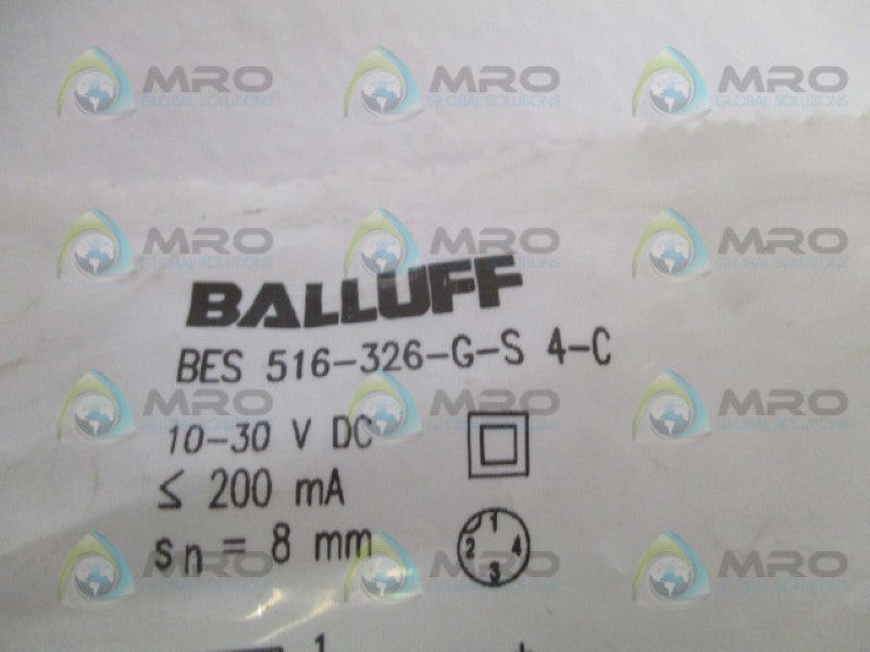 BALLUFF BES516-326-G-S4-C INDUCTIVE SENSOR * NEW IN FACTORY BAG *