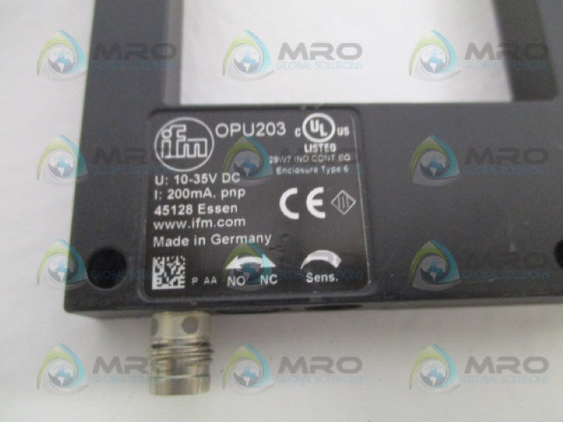 IFM EFECTOR OPU203 OPTICAL FORK SENSOR *NEW NO BOX*