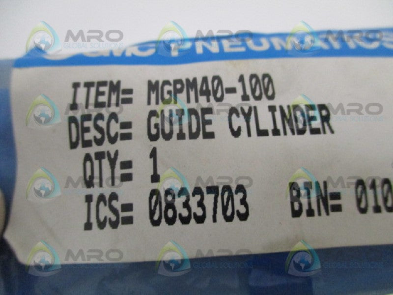 SMC MGPM40-100 COMPACT GUIDE CYLINDER SLIDE *NEW IN FACTORY BAG*