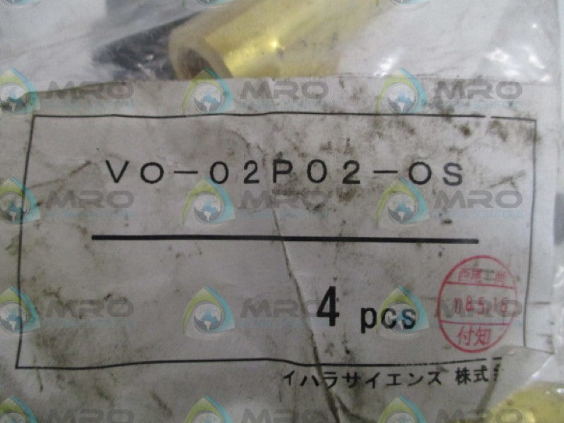 INDUSTRIAL MRO VO-02P02-OS CONTROL VALVE 1/4" (PKG. OF 4) *NEW IN FACTORY BAG*