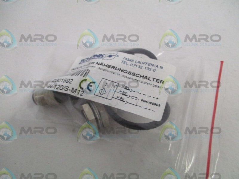 SCHUNK 0301592 IN120/S-M12 PROXIMITY SENSOR  NSMP