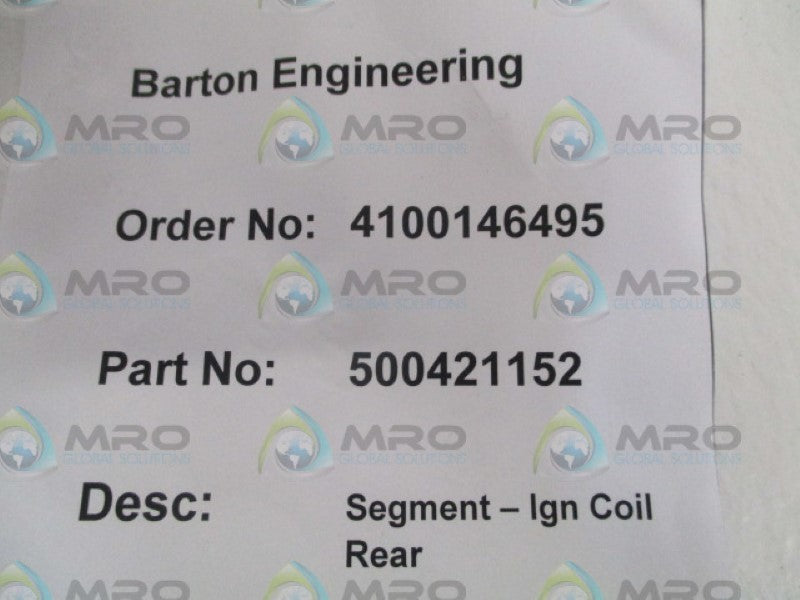 BARTON 500421152 SEGMENT ING COIL REAR  NSNP