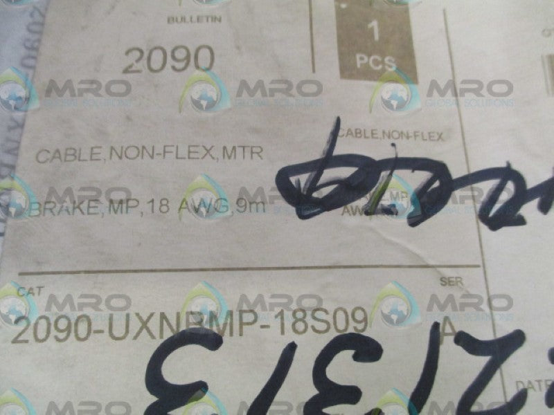 INDUSTRIAL SPARE PART 2090-UXNBMP-18S09 SER. A SERVO MOTOR CABLE  NSMP