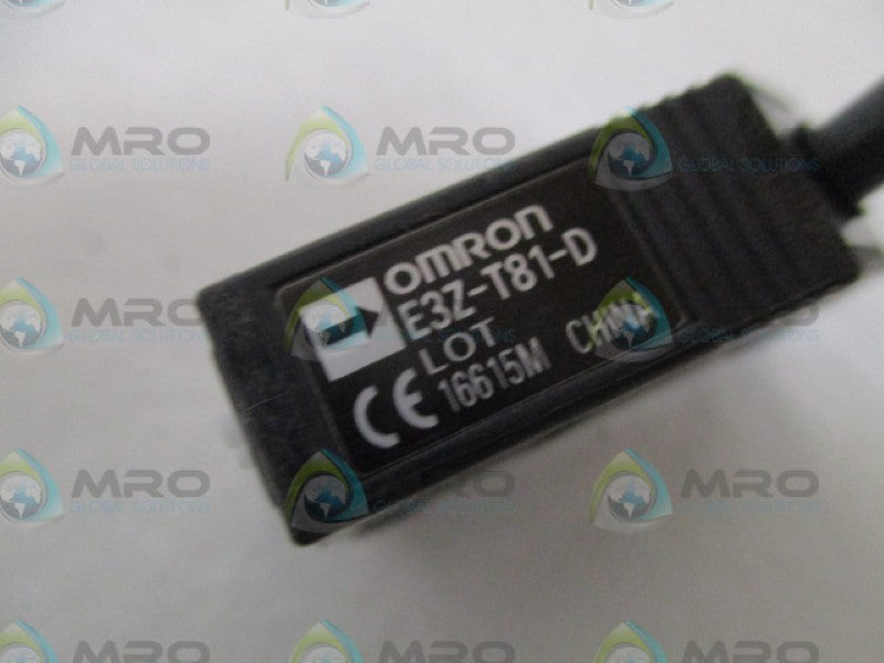 OMRON E3Z-T81-D PHOTOELECTRIC SENSOR (MISSING ACCESSORIES) *NEW NO BOX*