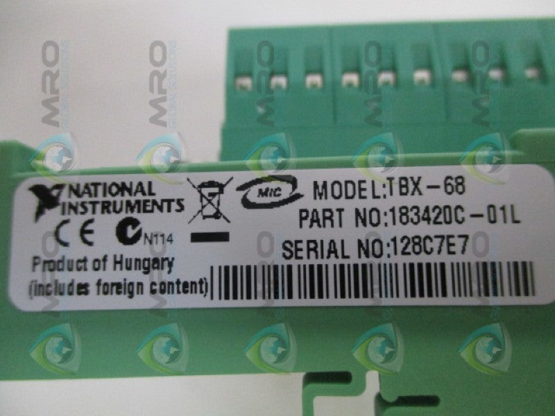NATIONAL INSTRUMENTS 777141-01 CONNECTOR BLOCK *NEW IN BOX*