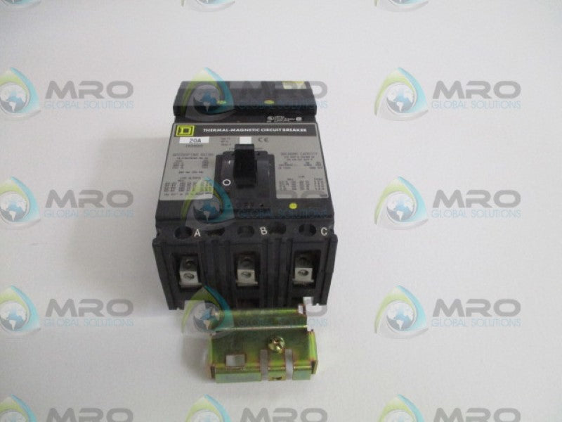 SQUARE D FA34020 CIRCUIT BREAKER 20A (GREY) *NEW IN BOX*