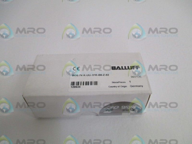 BALLUFF BOS-74K-UU-1FR-BO-Z-02 FIBER OPTIC BASE UNIT  NSFS