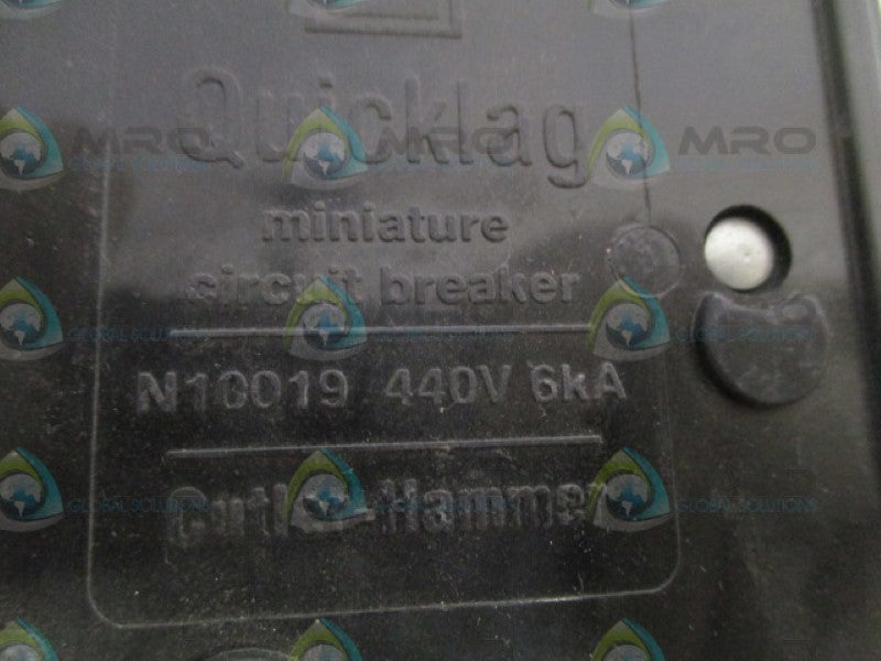 CUTLER HAMMER N10019 CIRCUIT BREAKER, 16A, 440/280V, 6KA
