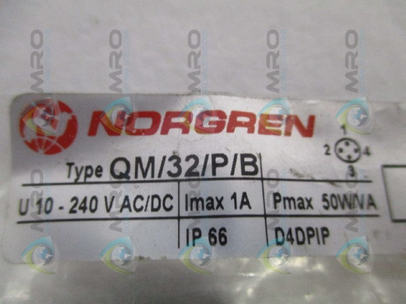 NORGREN QM/32/P/B MAGNETIC OPERATED SWITCH *NEW IN FACTORY BAG*