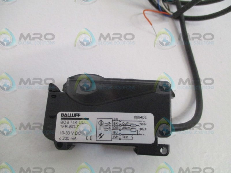 BALLUFF BOS-74K-UU-1FR-BO-Z-02 FIBER OPTIC BASE UNIT  NSMP