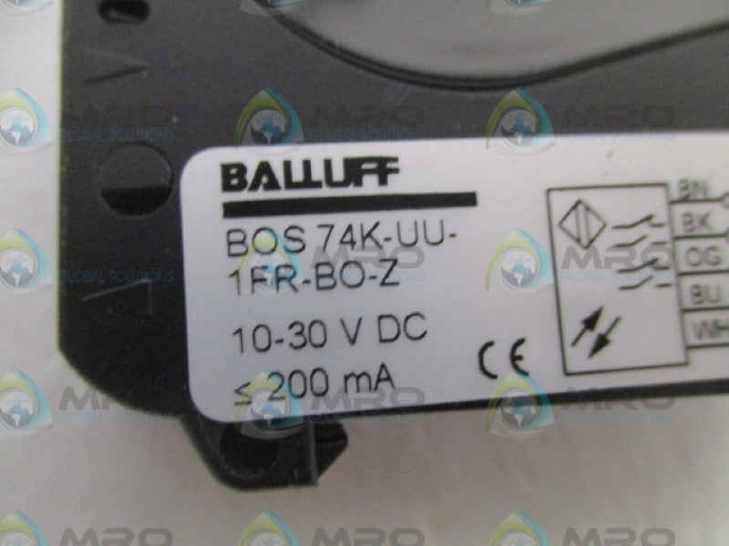 BALLUFF BOS-74K-UU-1FR-BO-Z-02 FIBER OPTIC BASE UNIT  NSMP