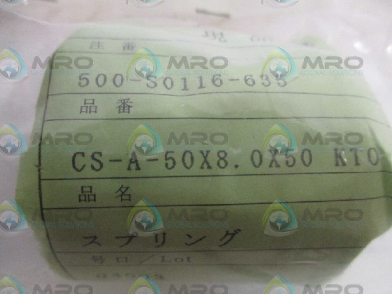 INDUSTRIAL MRO CS-A-50X8.0X50 SPRING *NEW NO BOX*