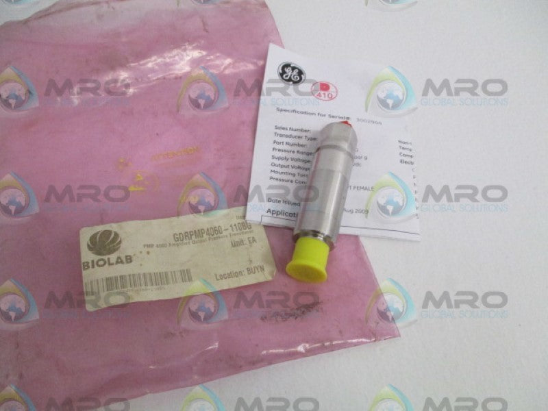GENERAL ELECTRIC PMP4060 PRESSURE TRANSDUCER 15-32VDC *NEW NO BOX*