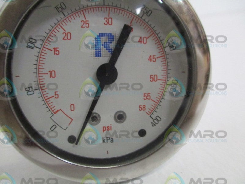 INDUSTRIAL MRO 000036392 PRESSURE GAUGE 0-58/PSI 0-400/KPA *NEW NO BOX*