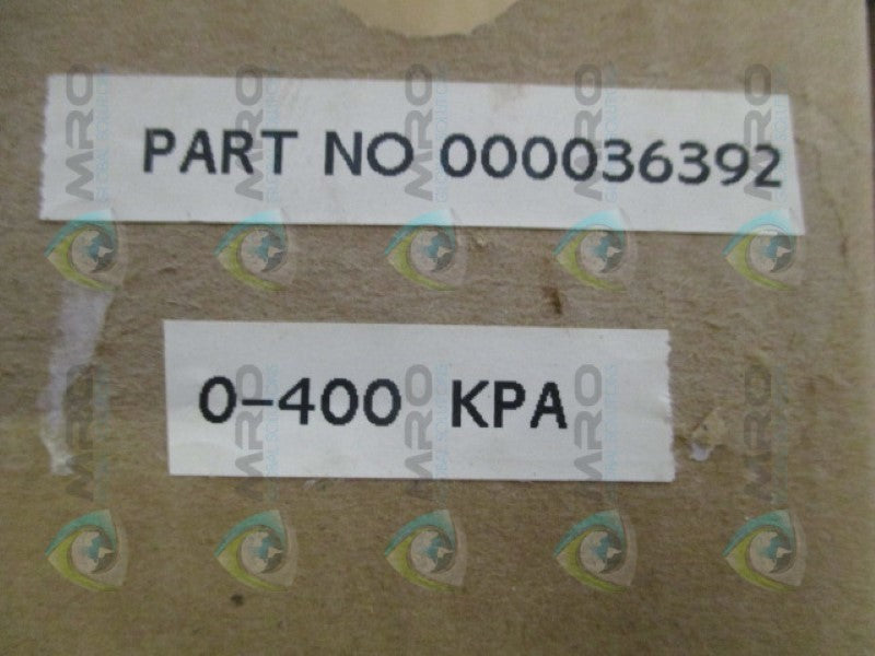 INDUSTRIAL MRO 000036392 PRESSURE GAUGE 0-58/PSI 0-400/KPA *NEW NO BOX*