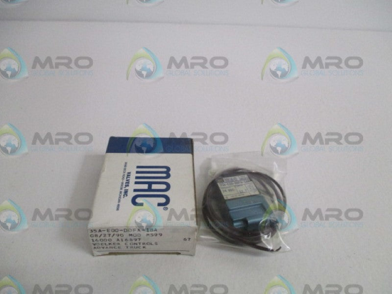 MAC 35A-E00-DDFA-1BA SOLENOID VALVE *NEW IN BOX*