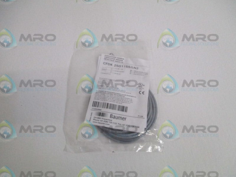 BAUMER CFDK25G1155/LN2 CAPACITIVE SENSOR  NSMP