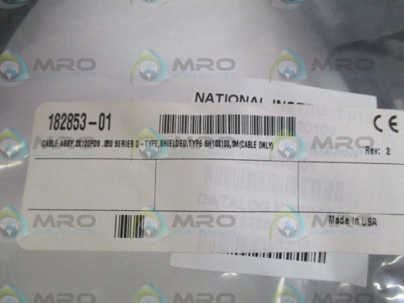 NATIONAL INSTRUMENTS 182853-01 SH100100 CABLE ASSEMBLY *NEW IN FACTORY BAG*