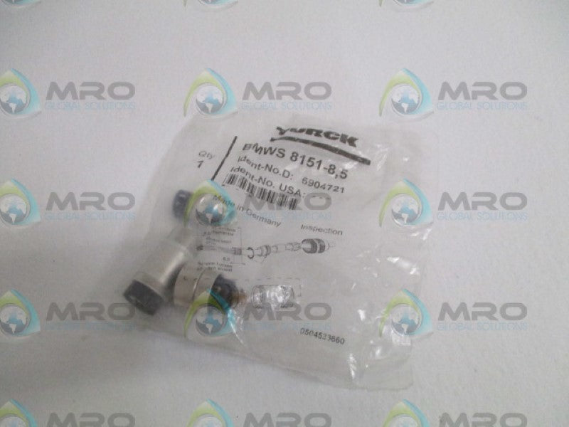 TURCK BMWS8151-8,5 NETWORK CORDSET * NEW IN FACTORY BAG *