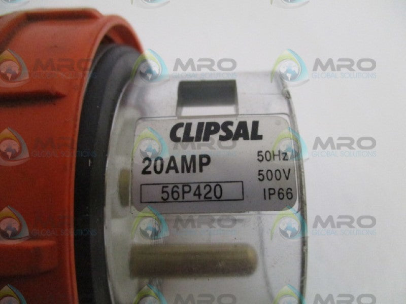 CLIPSAL 56P420 STRAIGHT PLUG  NSNP