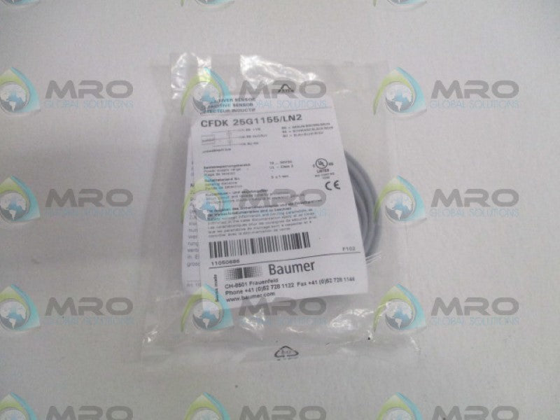 BAUMER CFDK25G1155/LN5 CAPACITIVE SENSOR  NSMP