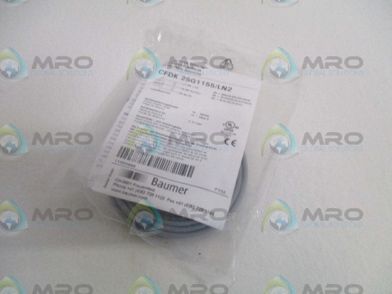 BAUMER CFDK25G1155/LN5 CAPACITIVE SENSOR  NSMP
