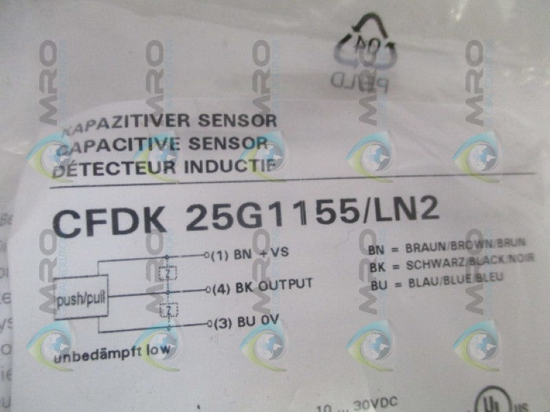 BAUMER CFDK25G1155/LN5 CAPACITIVE SENSOR  NSMP