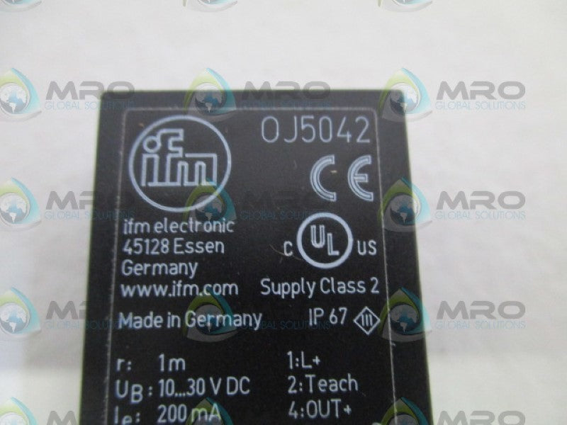IFM EFECTOR OJ5042 PHOTOELECTRIC SENSOR *NEW NO BOX*