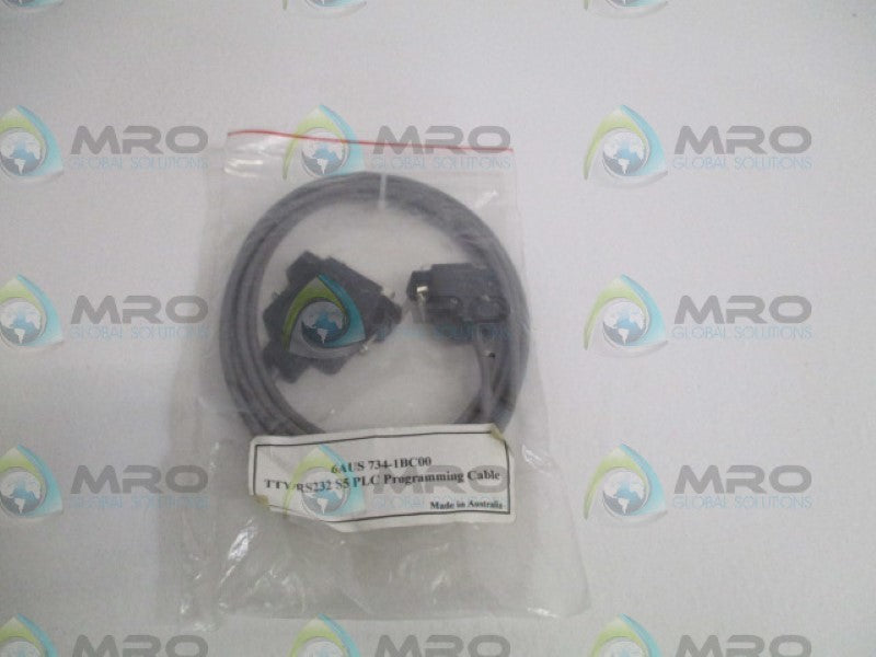 AMTRON 6AUS734-1BC00 TTY/RS232S5 PLC PROGRAMMING CABLE  NSMP