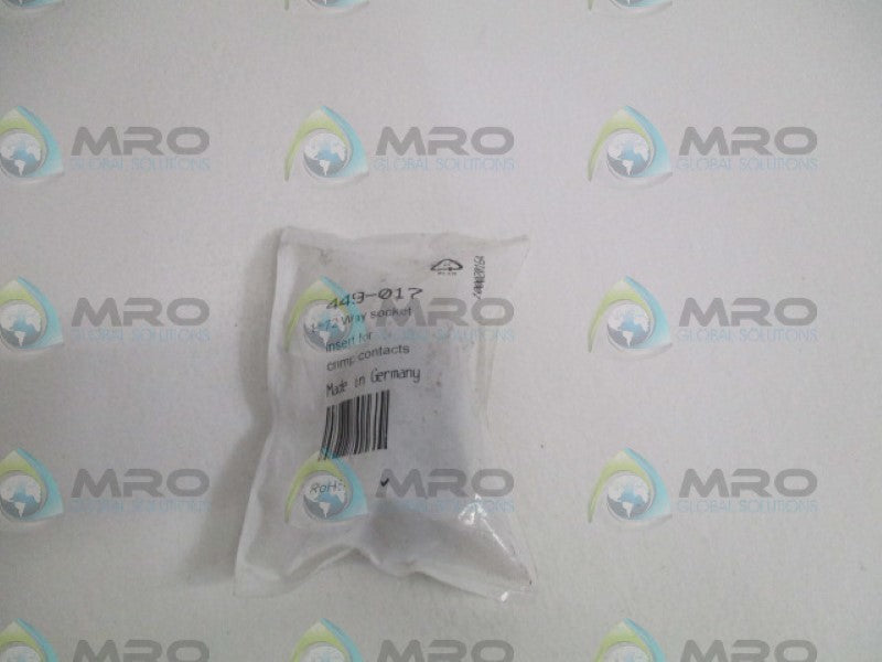 EPIC 449-017 72-WAY SOCKET INSERT  NSMP