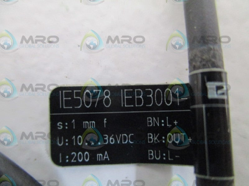 IFM EFECTOR IE5078 PROXIMITY SENSOR UNMP