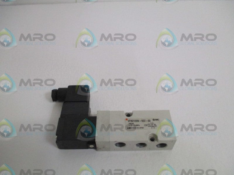 SMC VFN2120N-5DZ-02 SOLENOID VALVE *USED*