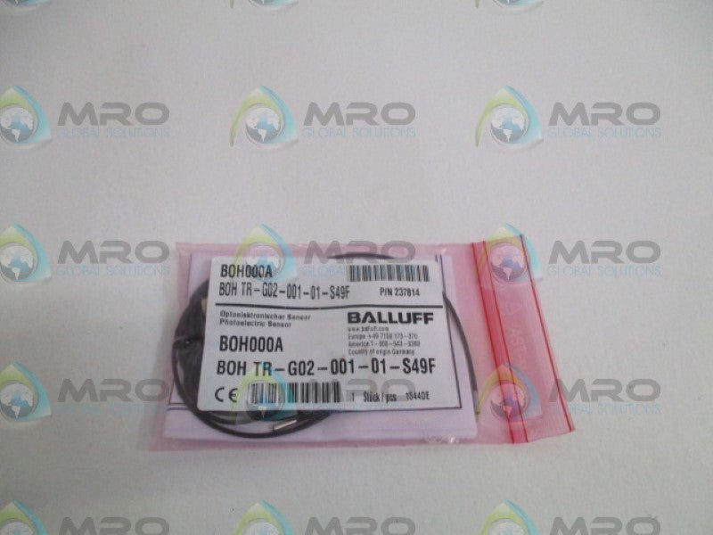 BALLUFF BOHTR-G02-001-01-S49F PHOTOELECTRIC SENSOR  NSMP