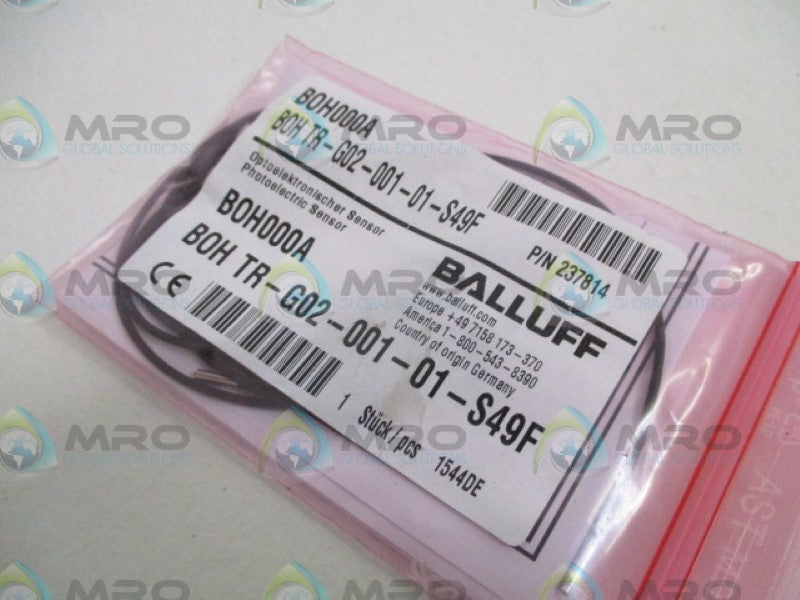 BALLUFF BOHTR-G02-001-01-S49F PHOTOELECTRIC SENSOR  NSMP