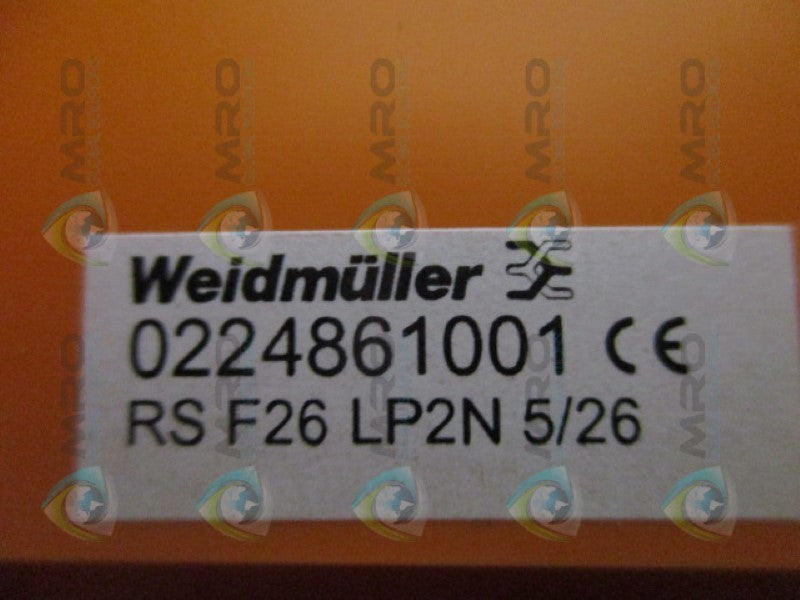 WEIDMULLER 0224861001 RSF26LP2N5/26 INTERFACE BLOCK  UNMP