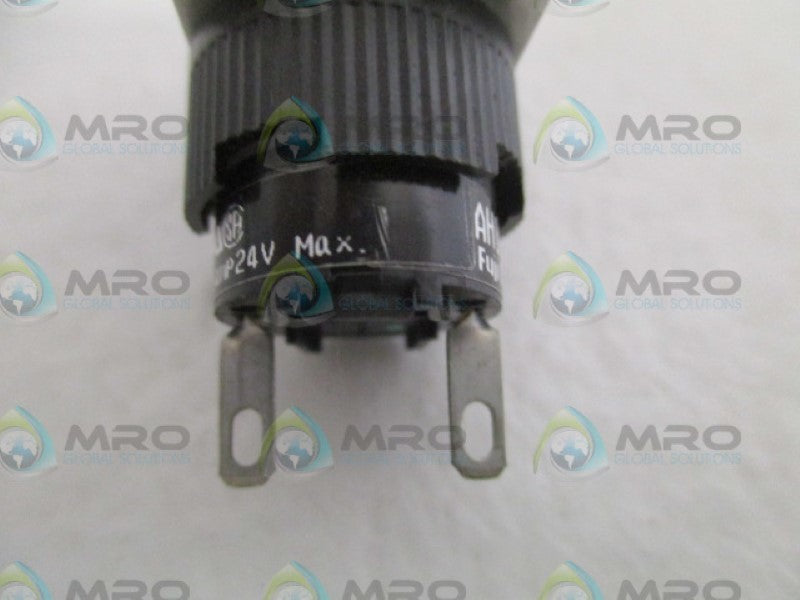 FUJI ELECTRIC AH165-ZTWE3 WHITE INDICATOR PUSHBUTTON  UNMP