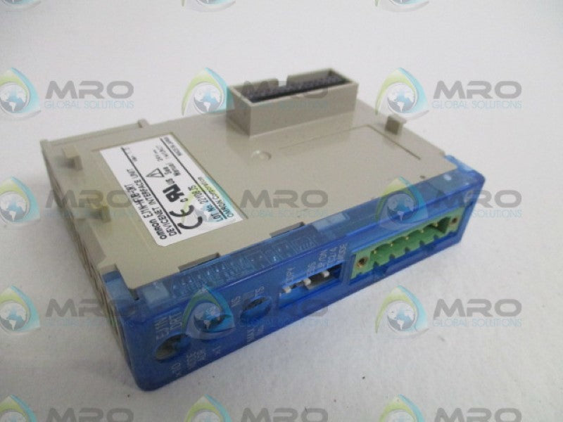 OMRON EJ1N-HFUB-DRT  DEVICENET INTERFACE UNIT *USED*