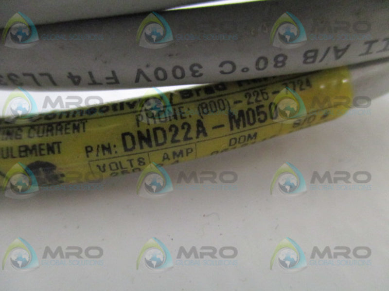 DANIEL WOODHEAD DND22A-M050 CABLE ASSEMBLY (AS PICTURED)  UNMP