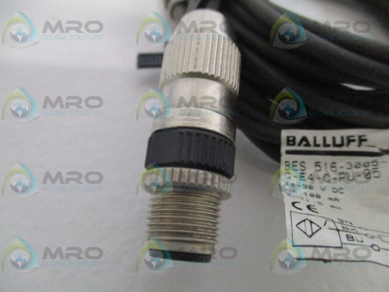 BALLUFF BES516-3005-G-E4-C-PU-05 INDUCTIVE SENSOR (AS PICTURED)  NSNP