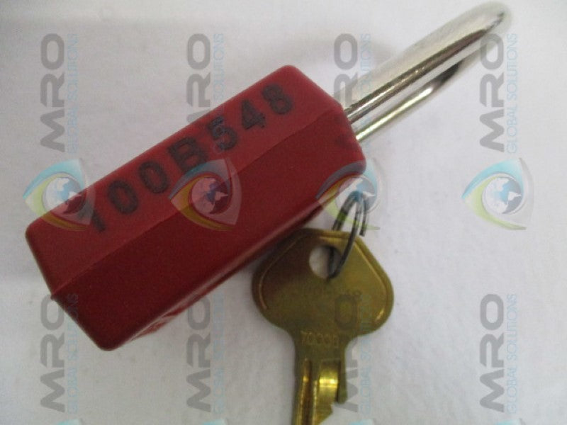 MASTER LOCK 410MKW7000REDLZ1 100B548 PADLOCK NSMP