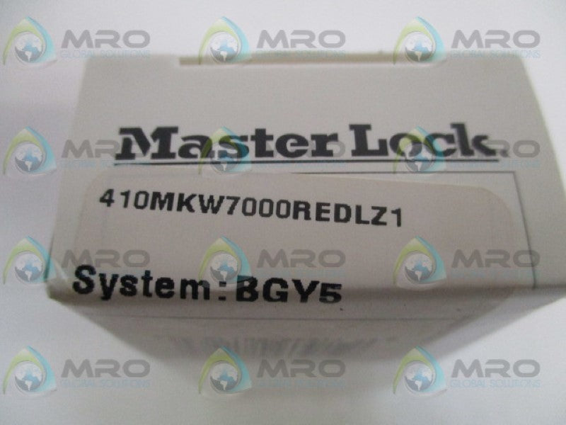 MASTER LOCK 410MKW7000REDLZ1 100B548 PADLOCK NSMP