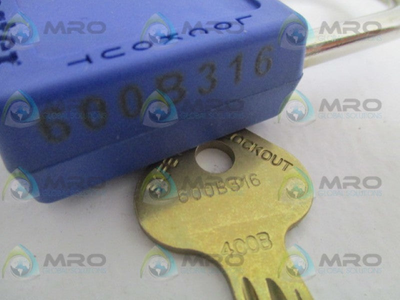MASTER LOCK 410MKBLUZT1 600B316 PADLOCK NSMP