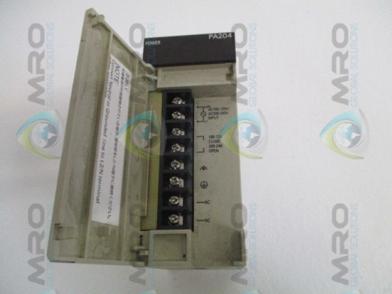 OMRON C200HW-PA204 POWER SUPPLY UNIT UNMP