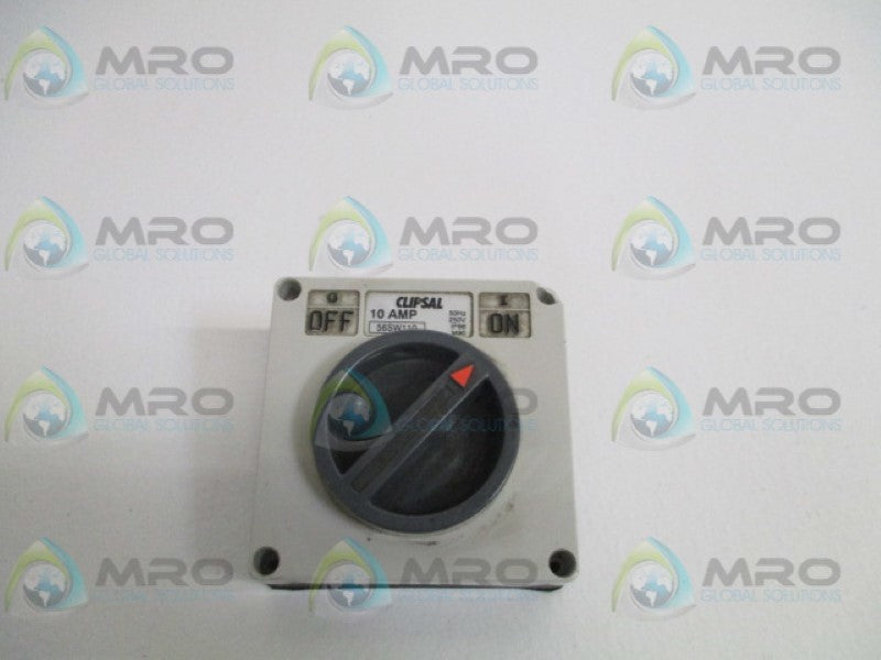 CLIPSAL 56SW110 SURFACE SINGLE POWER SWITCH  UNMP