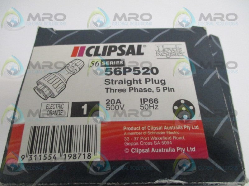 CLIPSAL 56P520 STRAIGHT PLUG  NSMP